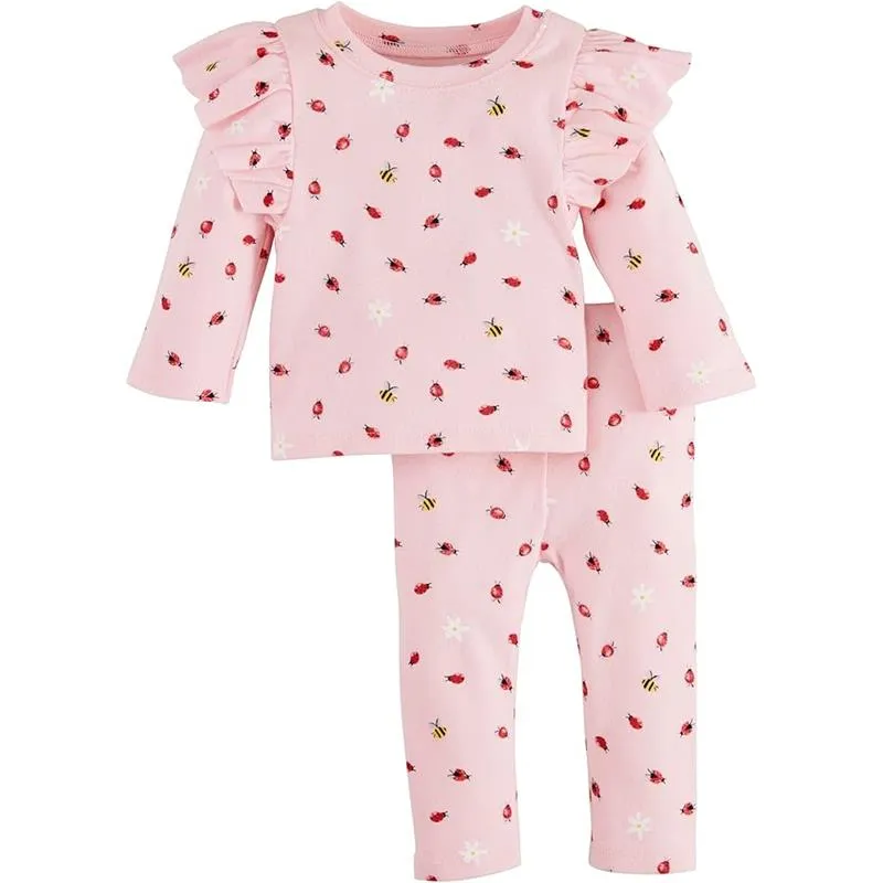 Mud Pie - Baby Girl Ladybug Pant Set