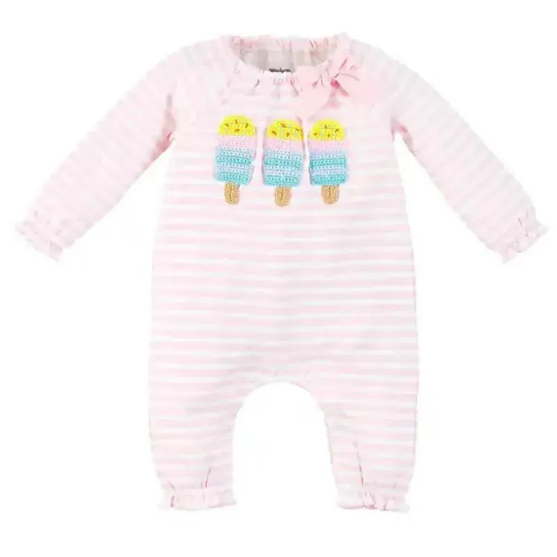 Mud Pie - Baby Girl Popsicle Bodysuit