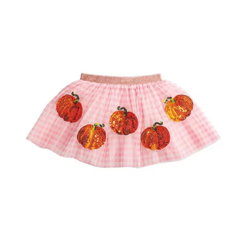 Mud Pie - Baby Girl Pumpkin Sequin Tutu