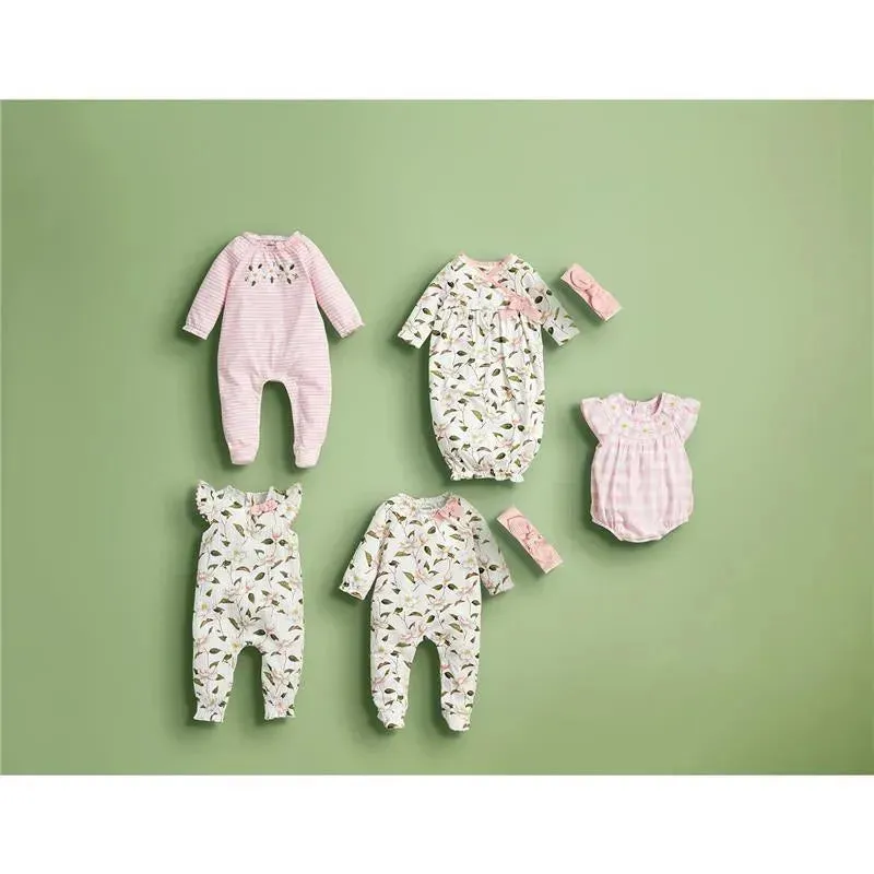 Mud Pie - Baby Girl Smocked Daisy Bubble - Image 3