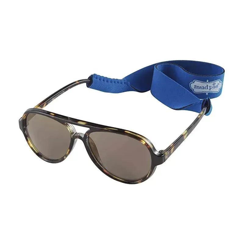 Mud Pie Baby Tortoise Aviator Boy Sunglasses with Strap