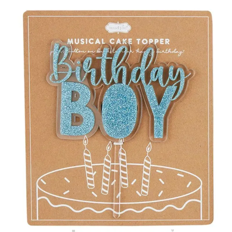 Mud Pie - Birthday Boy Cake Toppers