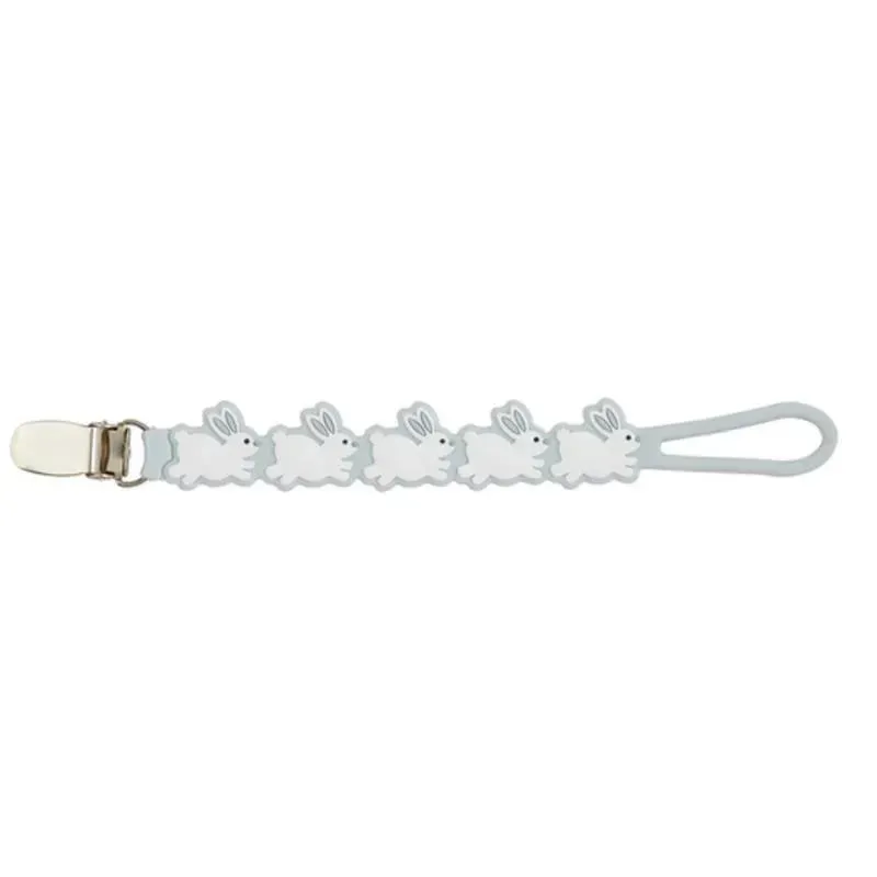 Mud Pie - Blue Bunny Pacy Strap