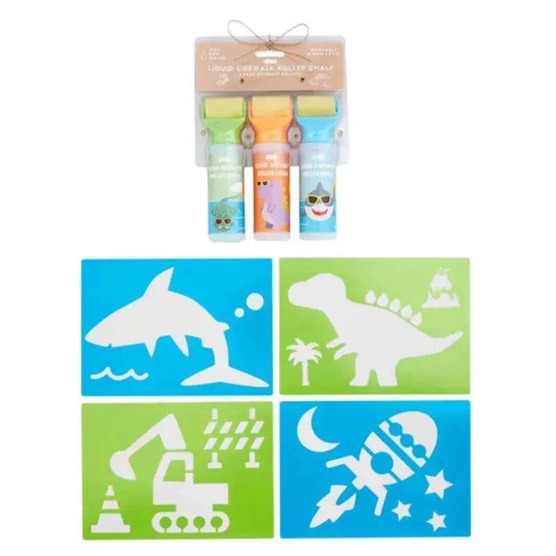 Mud Pie - Boy Roller Chalk Paint Set
