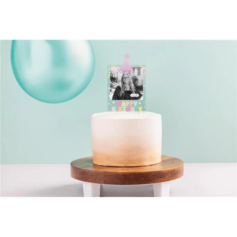 Mud Pie Cheers Frame Cake Topper - Image 2