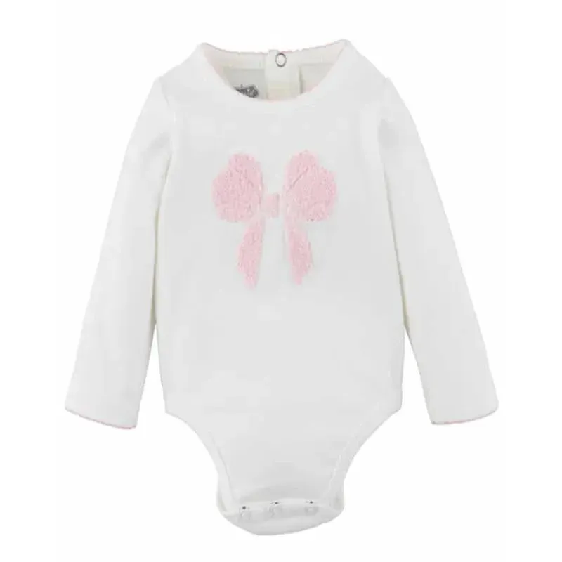 Mud Pie - Cute Crawler Set, Ivory