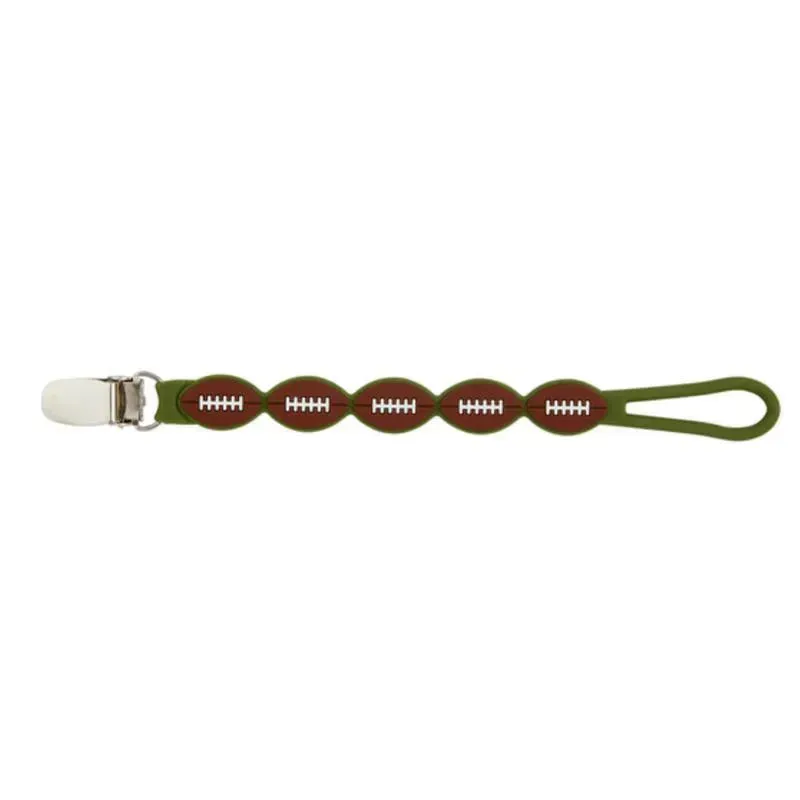 Mud Pie - Football Silicone Pacy Strap