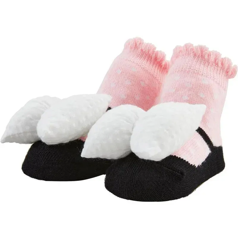 Mud Pie - Gingham Rattle Toe Sock Set - Image 3