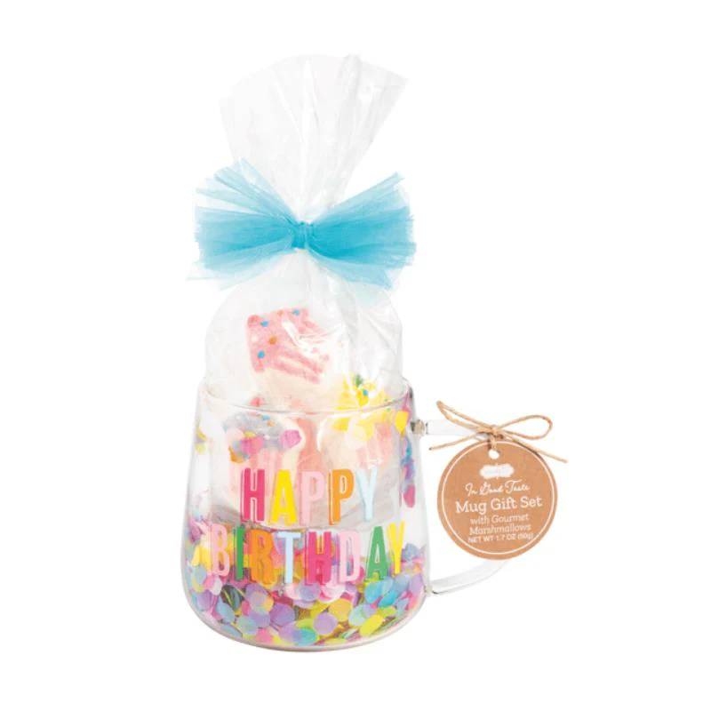 Mud Pie Gourmet Happy Birthday Mug Set