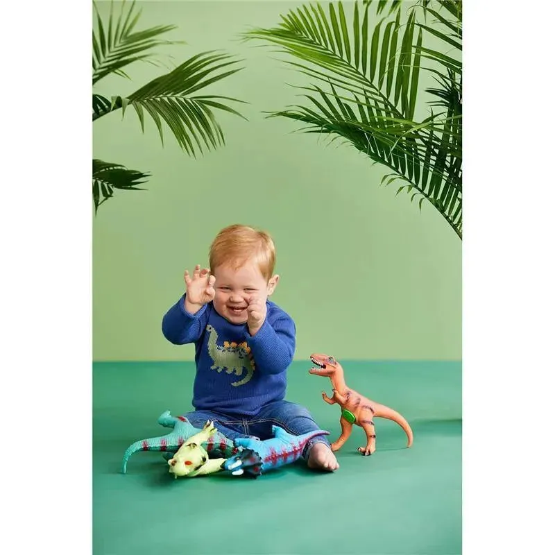 Mud Pie - Kids Children Dino Rollneck Sweater, 24 Months - 3T - Image 4