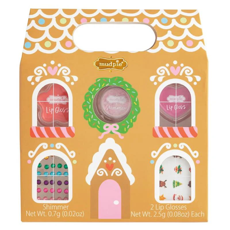 Mud Pie - Kids Christmas Gingerbread Makeup Sets