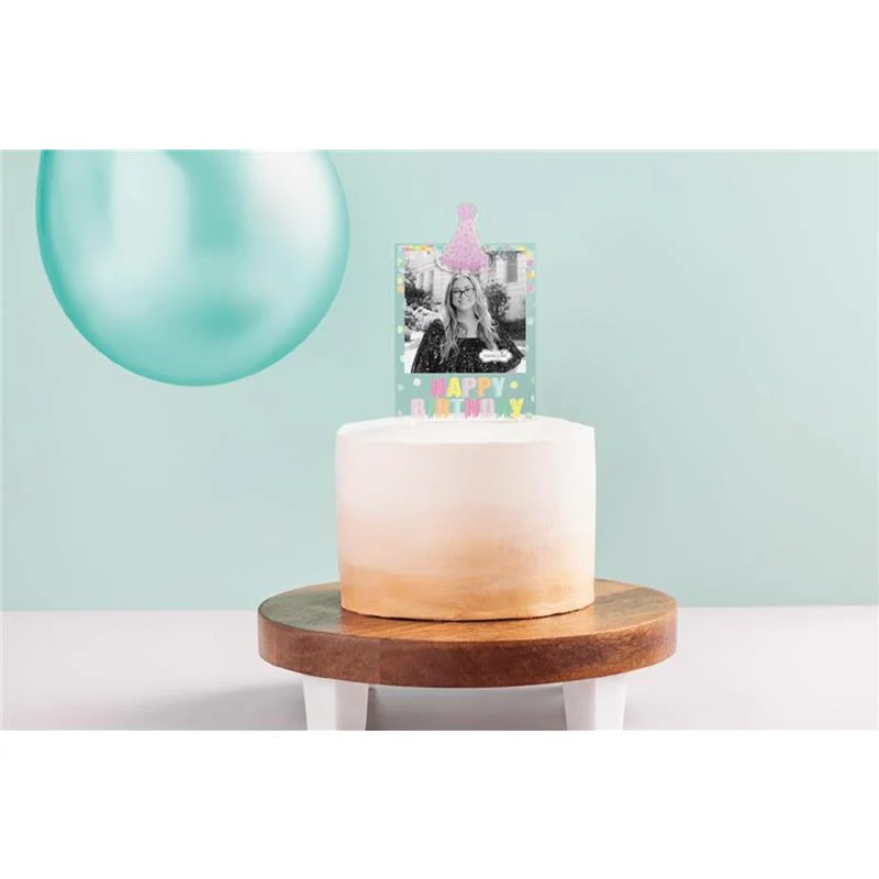 Mud Pie Lets Party Frame Cake Topper - Image 2