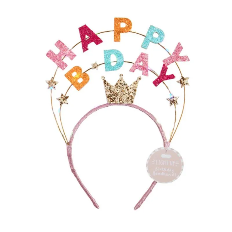 Mud Pie - Light Up Happy Bday Headband