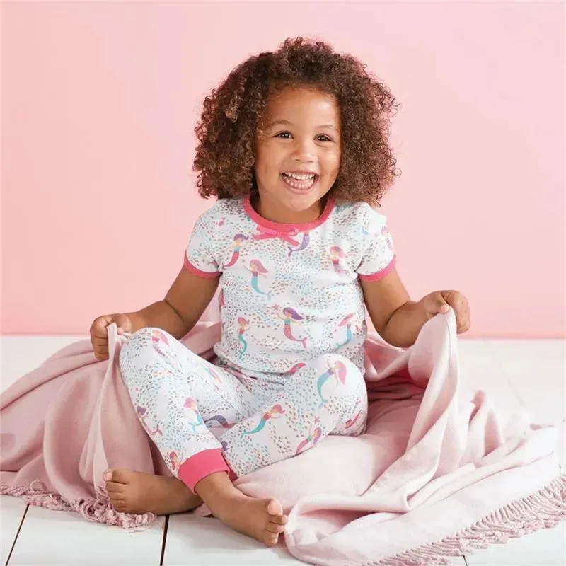 Mud Pie Mermaid Print Two-Piece Pajama Set - Image 2