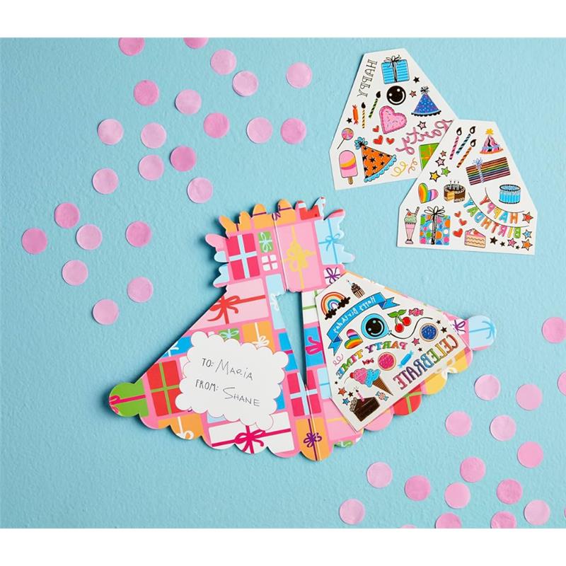 Mud Pie Pink Birthday Tattoo Book - Image 2