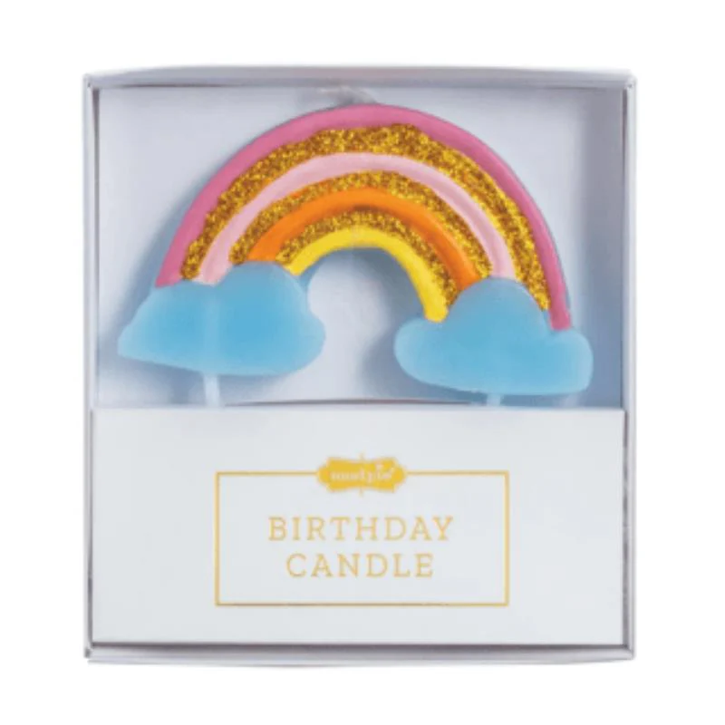 Mud Pie Rainbow Figural Birthday Candle