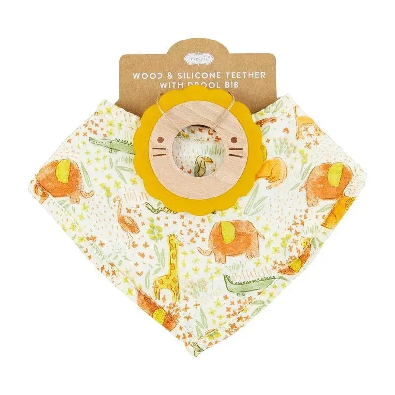 Mud Pie - Safari Bib & Teether Set