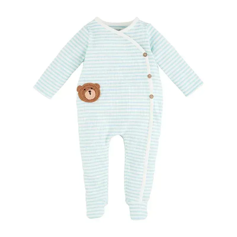 Mud Pie - Stripe Bear Sleeper