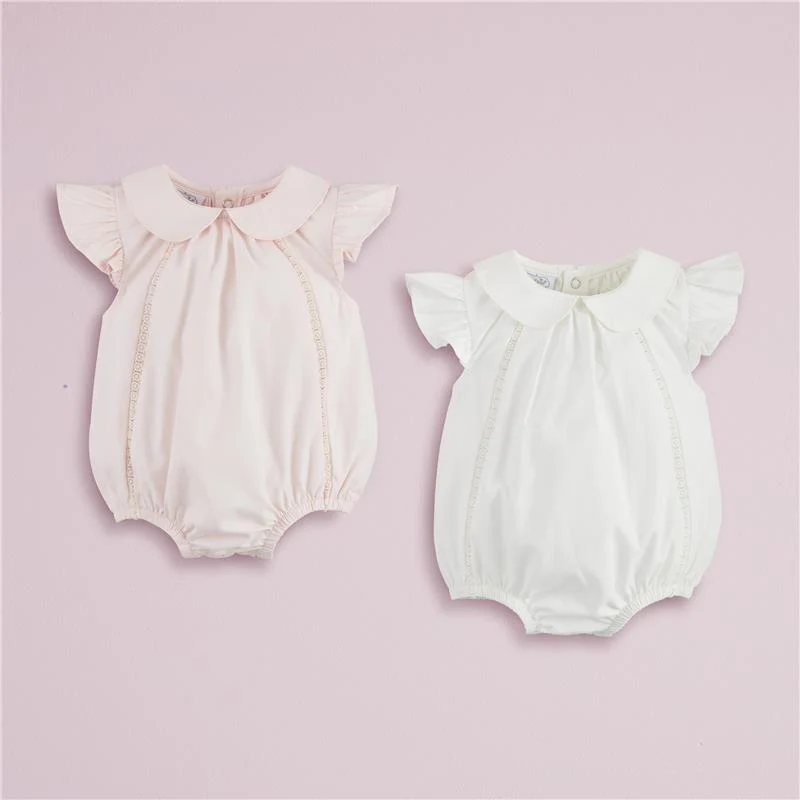Mud Pie - White Collared Poplin Bubble 3/6M - Image 3