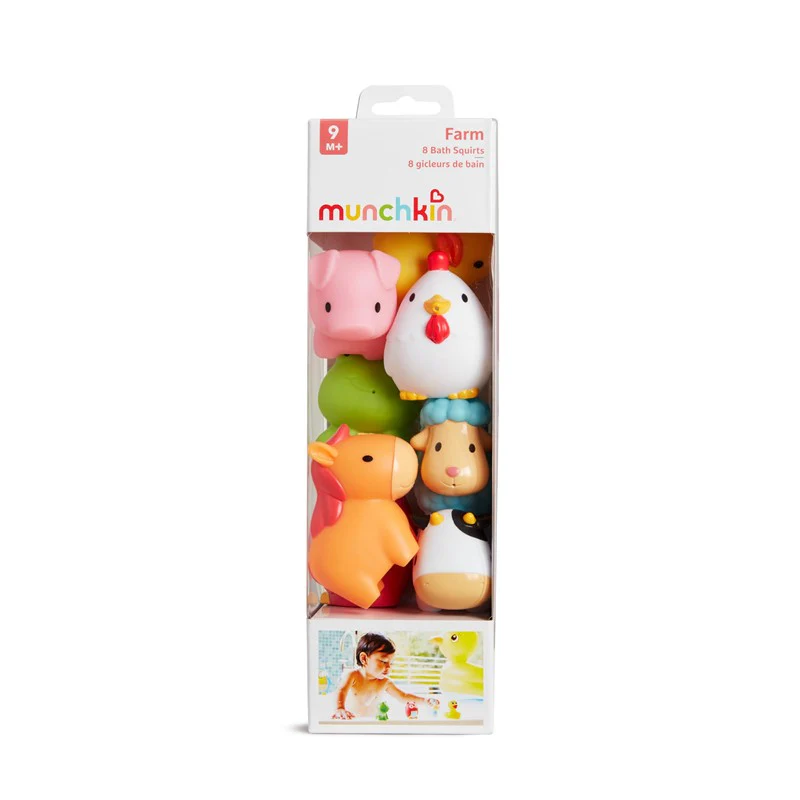 Munchkin® Baby Bath Toy Squirts, Farm™ Animals, 8 Pack - Image 6