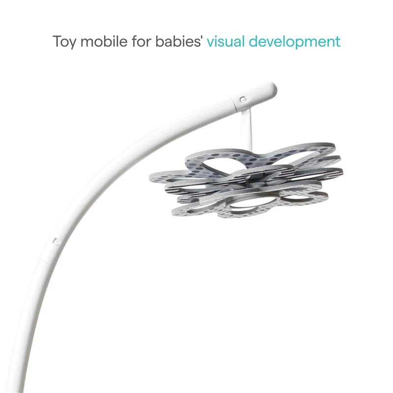 Munchkin® Baby Bloom™ Mobile for Munchkin Swing - High-Contrast Infant Mobile with Mirror - Image 3