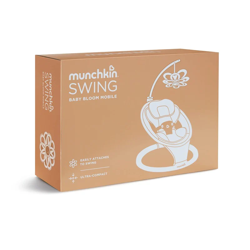 Munchkin® Baby Bloom™ Mobile for Munchkin Swing - High-Contrast Infant Mobile with Mirror - Image 8