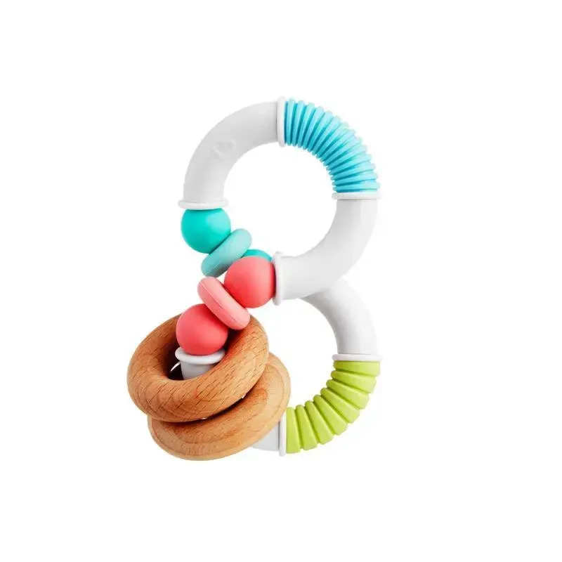 Munchkin - 1Pk Silicone & Wood Twisty Figure 8 - Image 2