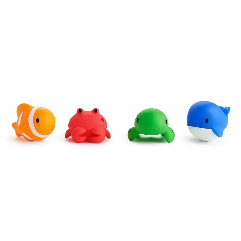 Munchkin - 4Pk Ocean Squirts Baby Bath Toy - Image 3