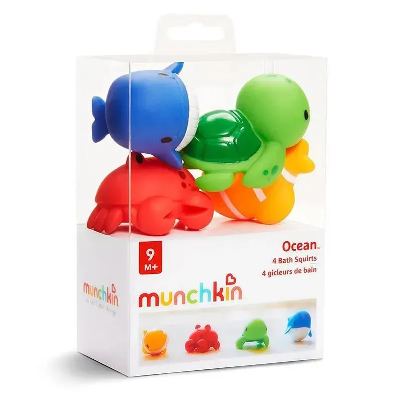 Munchkin - 4Pk Ocean Squirts Baby Bath Toy - Image 4