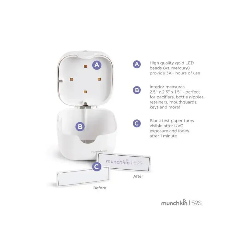 Munchkin 59S Mini Sterilizer Portable Uv Sanitizer - Image 3