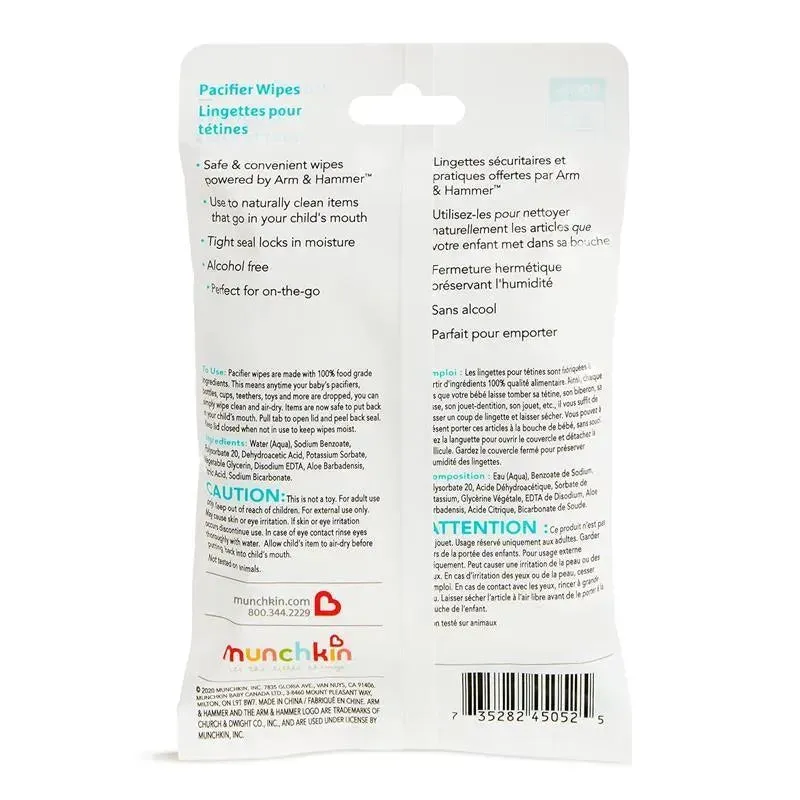 Munchkin - Arm & Hammer Pacifier Wipes, 36-Count - Image 5