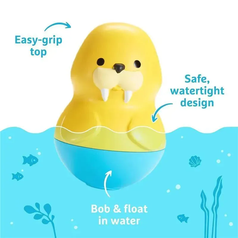 Munchkin - Bath Bobbers Mold Free Baby and Toddler Bath Toy, Dolphin/Walrus - Image 5