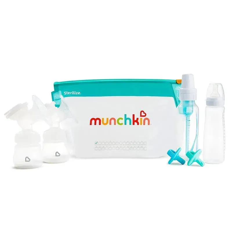 Munchkin Jumbo Bottle Sterilizing Bags, Microwave Bottle Sterilizer Bags - 6Pk, 180 Uses - Image 6