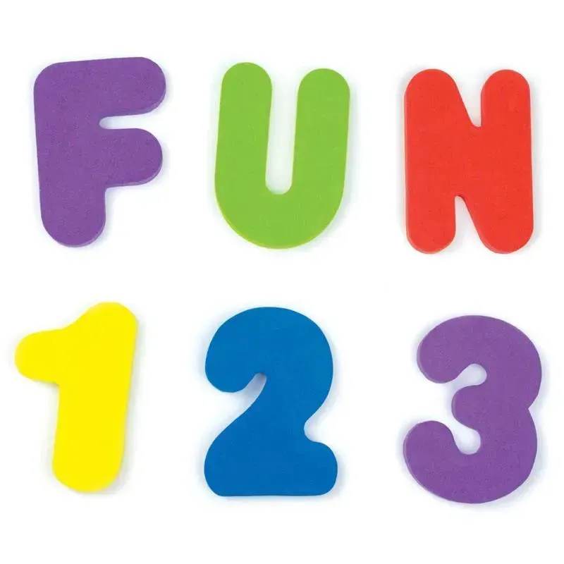 Munchkin Learn Bath Letters & Numbers Primary, 36-Count - Image 4