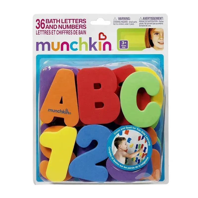 Munchkin Learn Bath Letters & Numbers Primary, 36-Count - Image 5