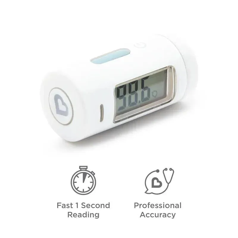 Munchkin - Mini Infrared Thermometer for Baby, Kids and Adults, Fast 1 Second Digital Reading, Travel Case Included - Image 2