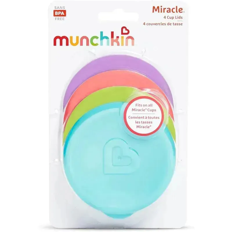Munchkin Miracle 360 Cup Lids, 4-Piece - Image 4