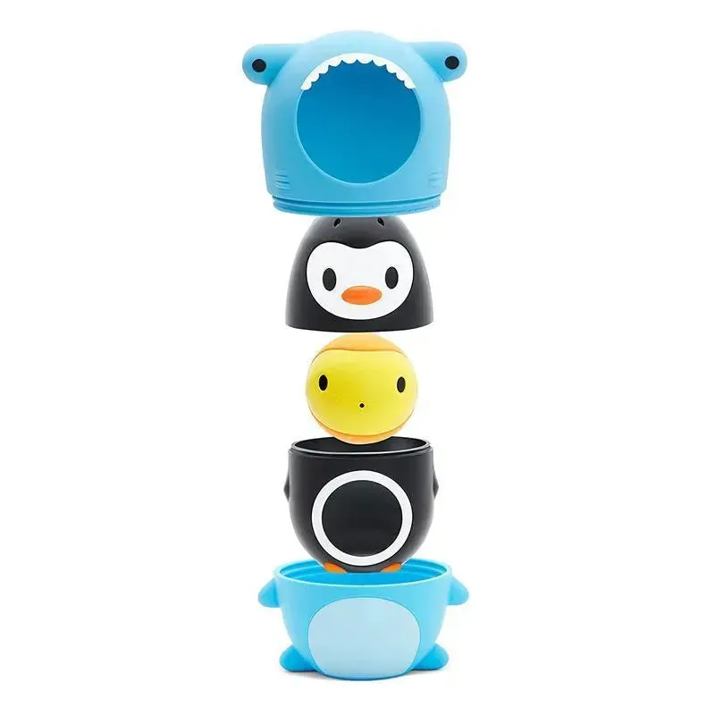 Munchkin Sharky & Pals - Nesting Bath Toy - Image 3