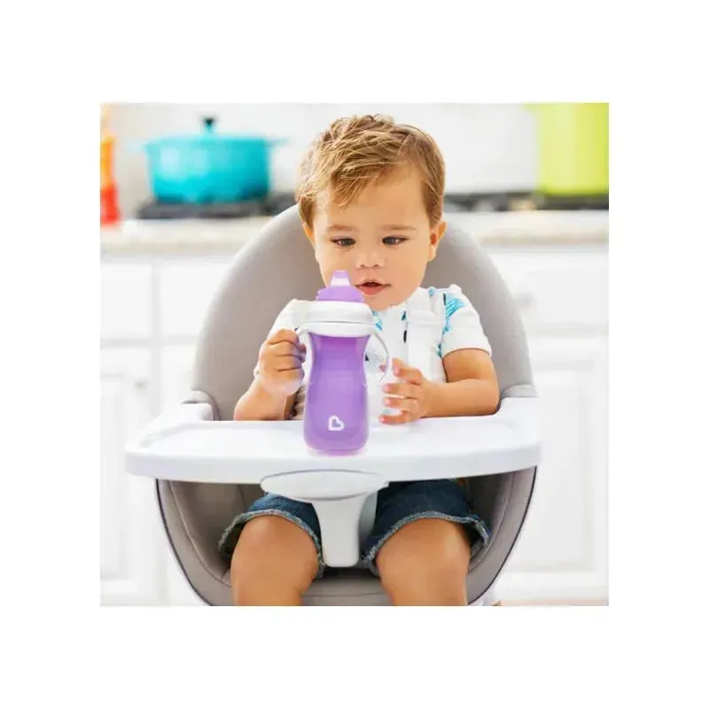 Munchkin Sippy Cups,1pk 10oz Purple Sippy Cup - Image 3