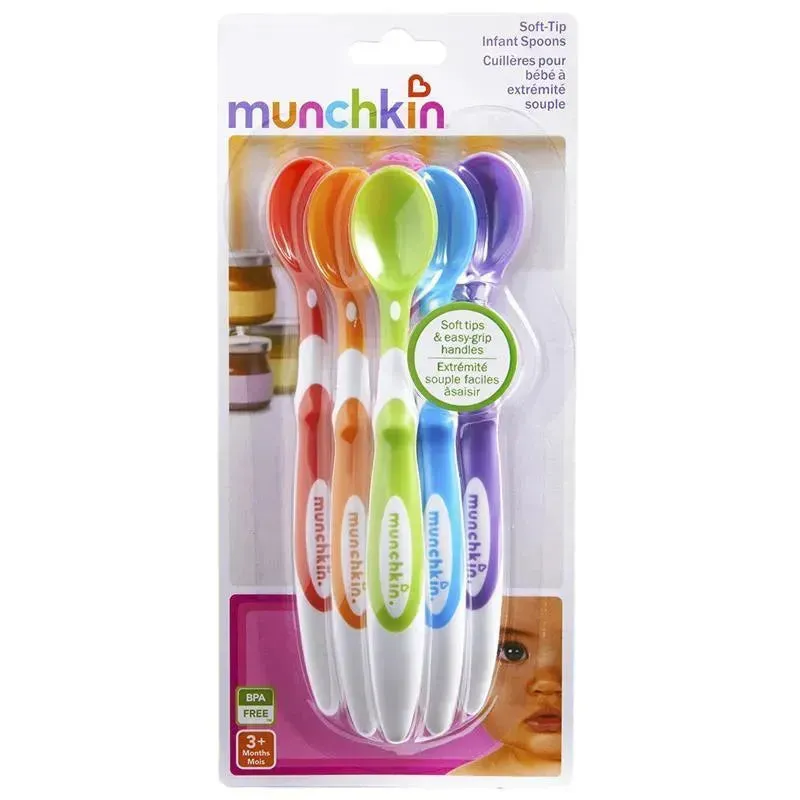 Munchkin Soft-Tip Infant Spoons, 6-Pack - Image 4