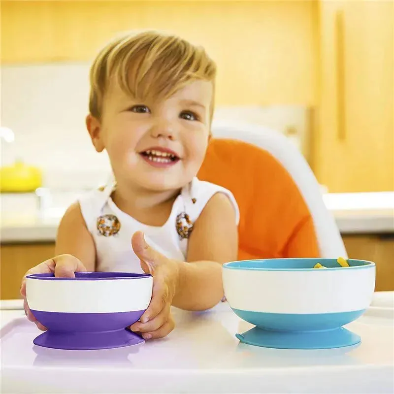 Munchkin Stay Put Suction Bowls, Assorted Colors, 3-Pack - Image 6