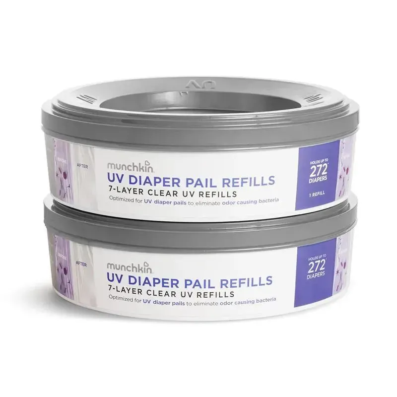 Munchkin - Uvc Diaper Pail Refill Rings - 2Pk