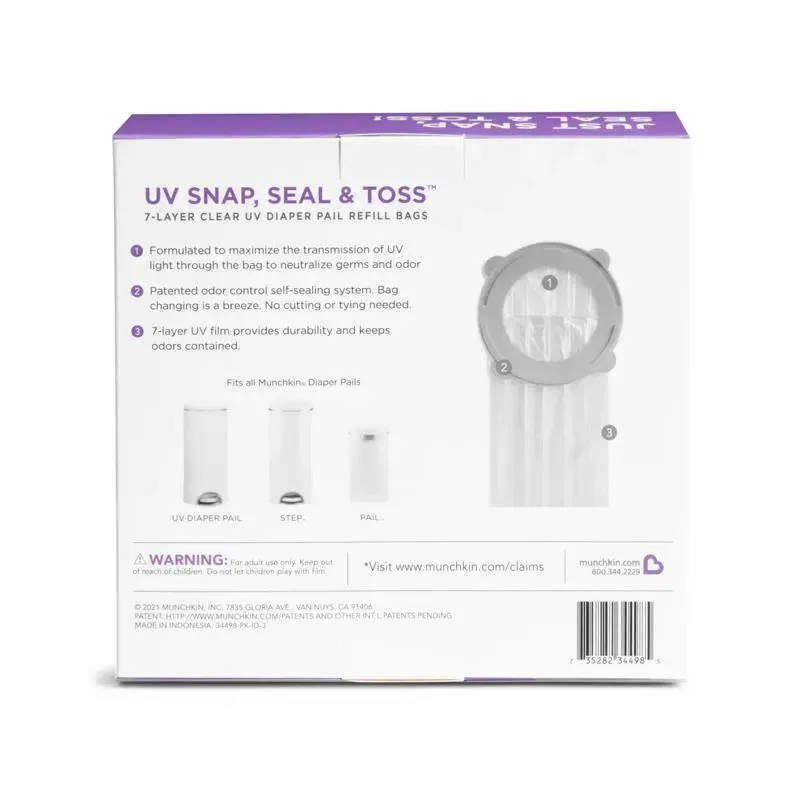 Munchkin - Uvc Diaper Pail Refills - 20Pk - Image 2