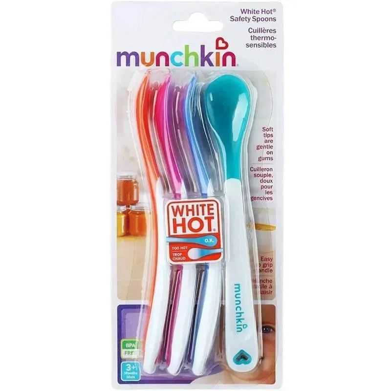 Munchkin White Hot Infant Spoons, 4-Pack - Image 9