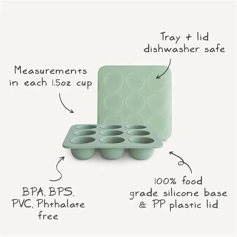 Mushie 24 - Baby Food Freezer Tray (Blush) - Image 5