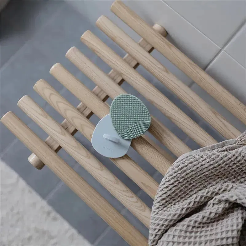 Mushie - Baby Bath Cradle Cap Brush, Soft Silicone Bristles, 2-Pack, Tradewinds/Periwinkle - Image 8