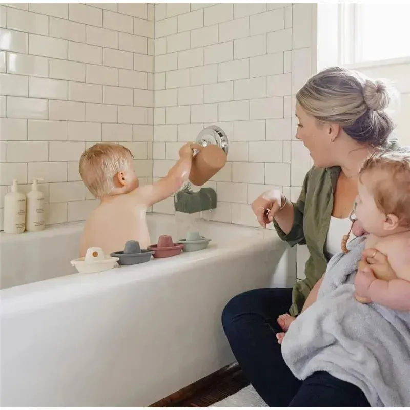 Mushie - Baby Bath Rinse Cup, Natural - Image 2