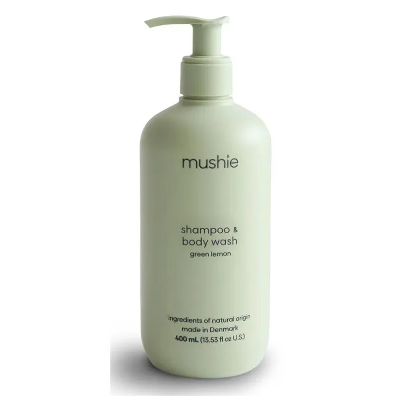 Mushie - Baby Shampoo & Body Wash (Green Lemon) 13.53 Fl Oz