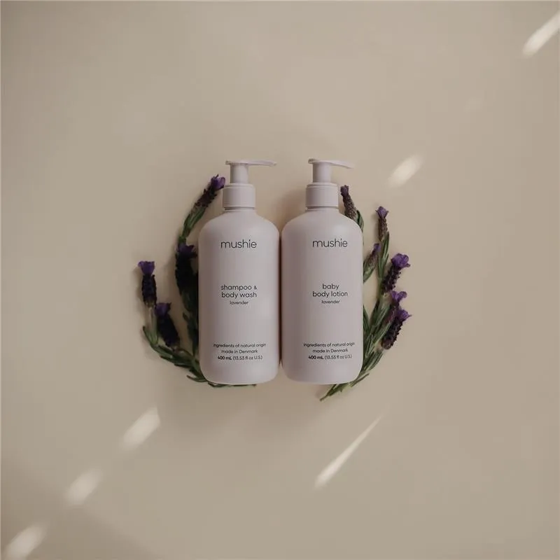 Mushie - Baby Shampoo & Body Wash, Lavender 400 Ml - Image 2