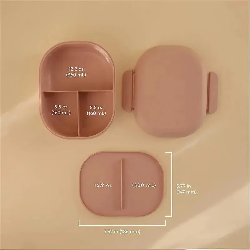 Mushie - Bento Lunch Box, Blush - Image 2
